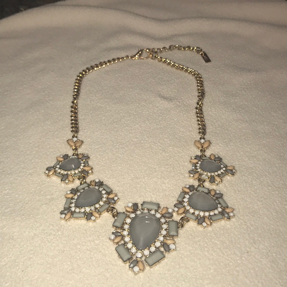 MIKA natural stone statement necklace for sale!